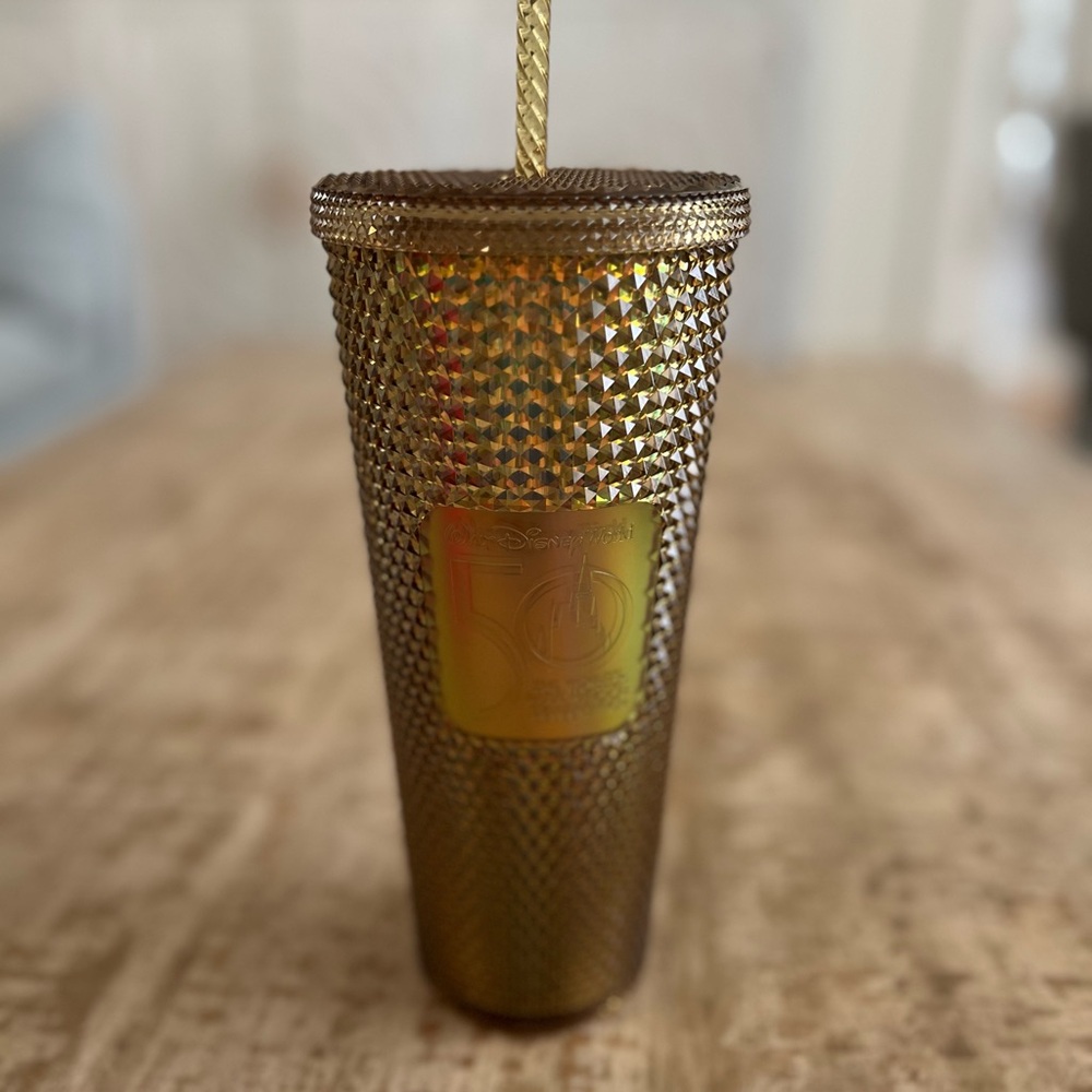 Starbucks 50th Anniversary Gold Tumbler